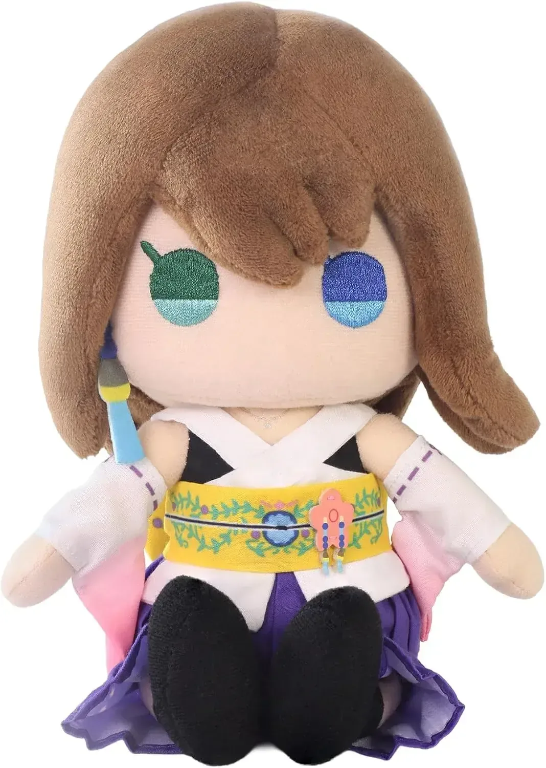 Square Enix Final Fantasy X Yuna Plush Toy Figure, 7.5-Inch Tall