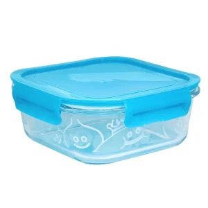 Square Enix Smile Slime Glass Storage Container M - Durable Stylish Organization