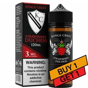 Strawberry Duchess Reserve- 3mg - Kings Crest - 120mL Buy 1 Get 1