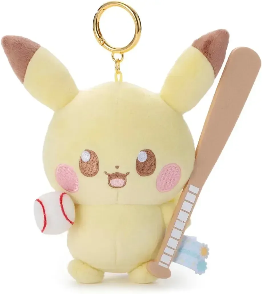 Takara Tomy Arts Pokemon Pokepeace Pikachu Plush Charm 16cm