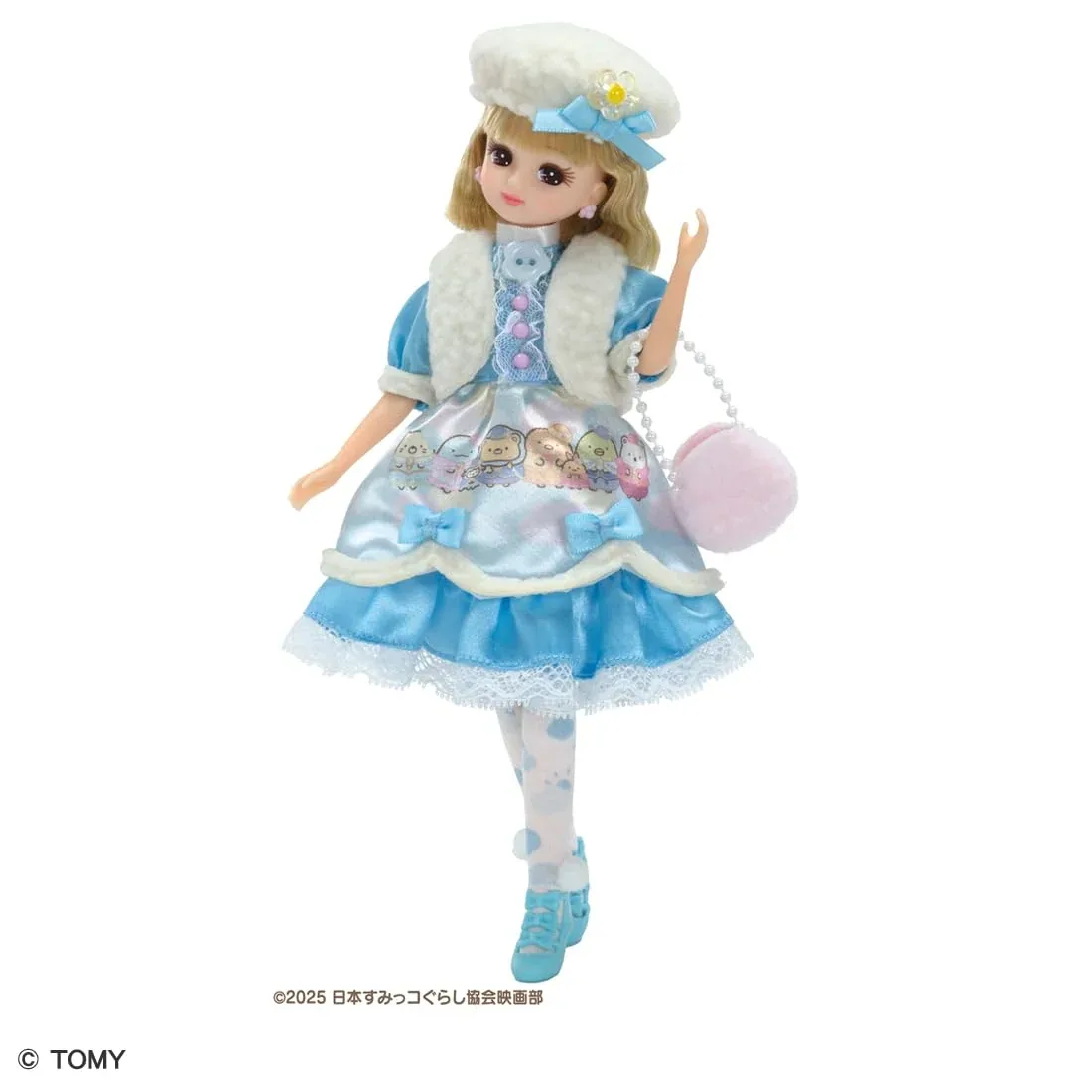 Takara Tomy Licca-Chan Doll Sumikko Gurashi Movie Dress-Up Toy Ages 3+ - Image 2