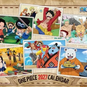 Toei Animation One Piece 2027 Desk Calendar for Everyday Use