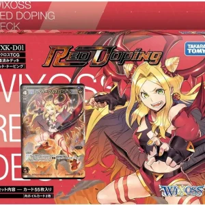 TOMY WIXOSS WXK Red Doping Preconstructed TCG Deck & Playsheet