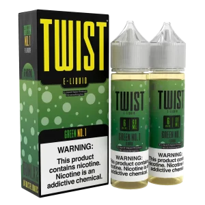 TWIST E-Liquid – Green No.1 – 120ML E-Liquid (Twin 60ML Pack)