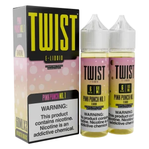 TWIST E-Liquid – Pink Punch No.1 – 120ML E-Liquid (Twin 60ML Pack)