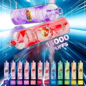 Vapme Shisha Puff 15000 Puffs Nicotine Vapes Rechargeable Disposable Vape Puff 15k