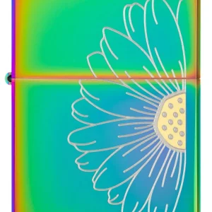 Zippo Lighter - Multi Color Daisy